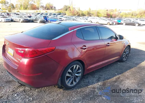 2015 Kia Optima Sx Turbo z USA, uszkodzony, nr VIN 5XXGR4A60FG399031